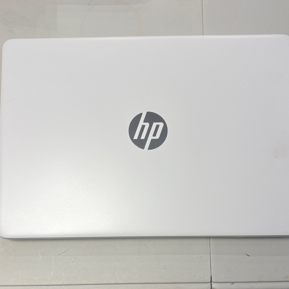 HP Sleek White Laptop